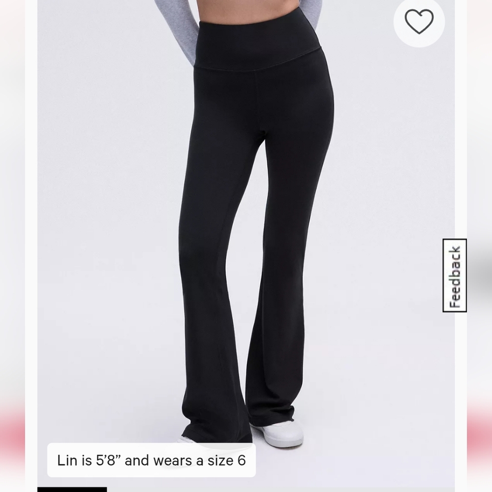 Lululemon Athletica Black Groove Flare Pants. Size 8.
